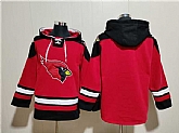 Men's Arizona Cardinals Blank Red Ageless Must-Have Lace-Up Pullover Hoodie,baseball caps,new era cap wholesale,wholesale hats